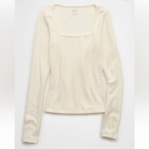 AE Long Sleeve Square Neck T-Shirt